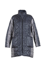 Caia Quilt Coat - Iron Grey