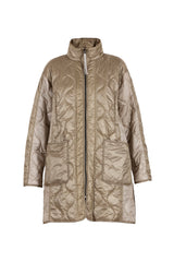 Caia Quilt Coat - Light Camel