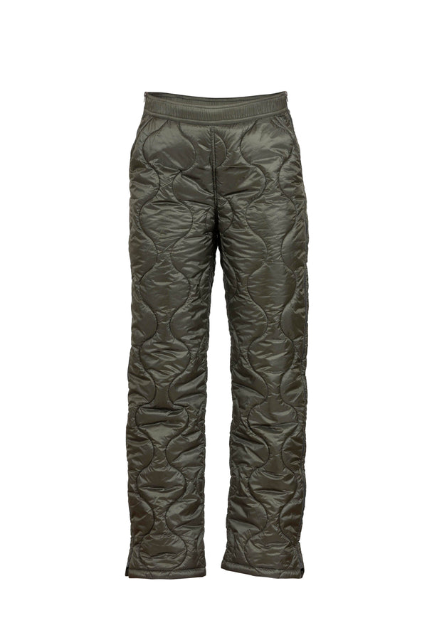 Caitly Quilt Pants - Hunter Green