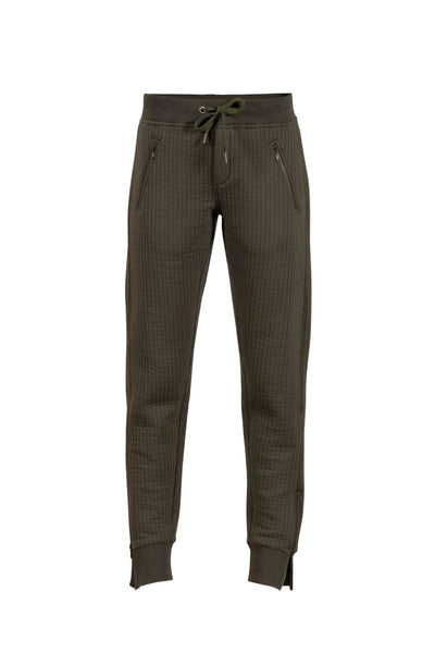 Camille Quilt Pants - Hunter Green