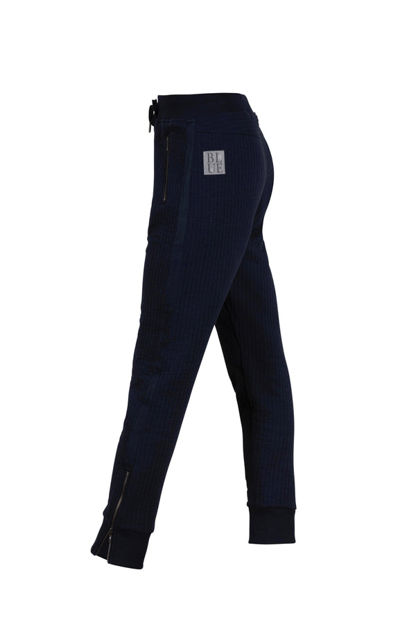 Camille Quilt Pants - New Navy