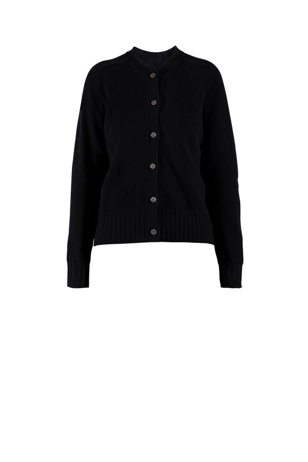 Cara wool Cardigan - black