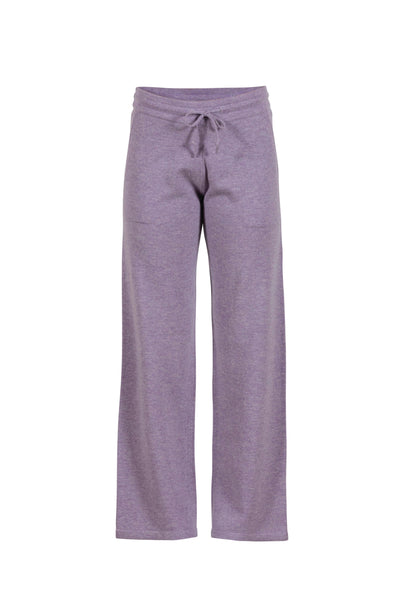 Carina Wool Trousers - Thistle Melange