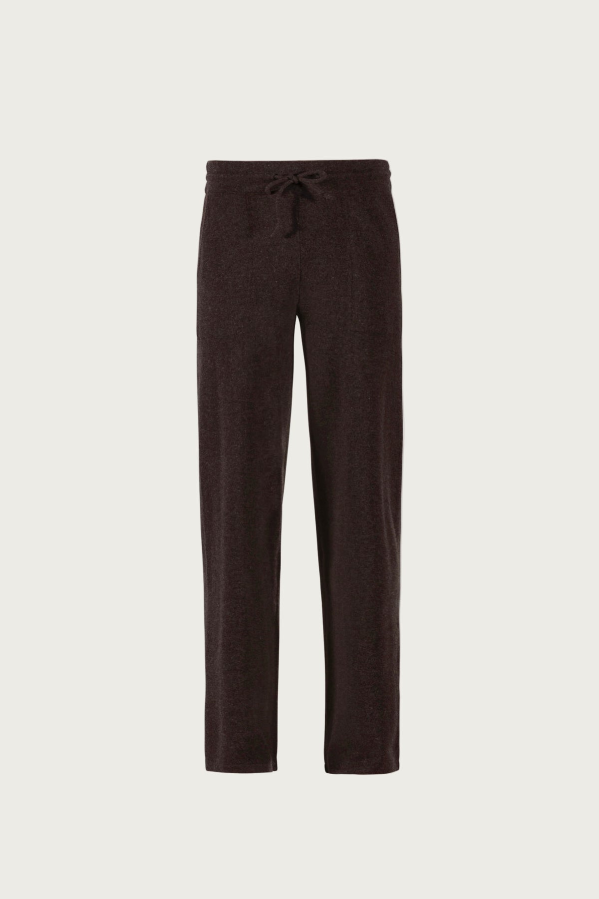 Carina wool Trousers - Chocolate Melange