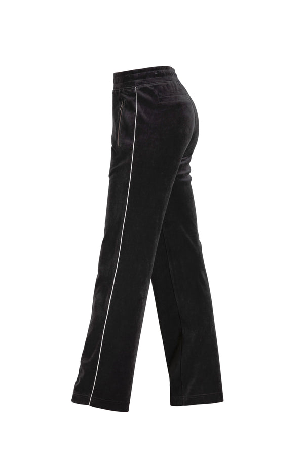 Cassandra Velvet Pants - Iron Grey