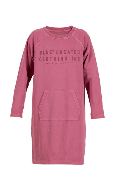 Catarina Sweat Dress - Raspberry