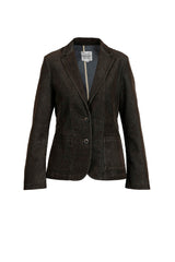 Catinka Stretch Blazer - Dusty Brown