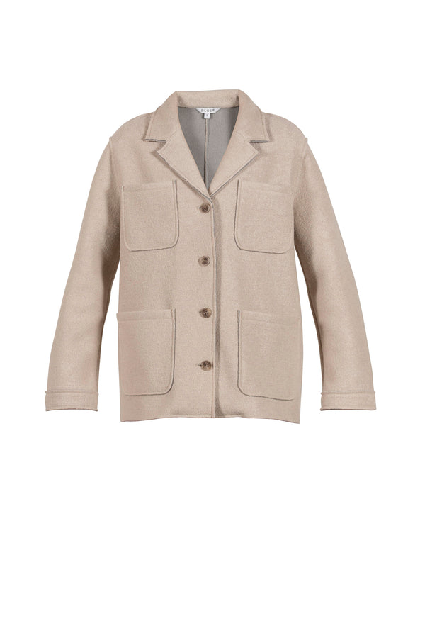 Charlotte Woolfleece Jacket - Light Camel