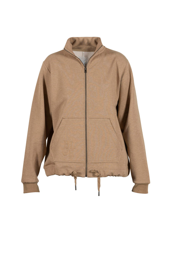 Chili Sweat Jacket - Camel Melange