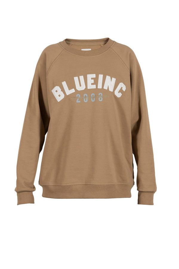 Christa Logo Crewneck Sweat - Camel