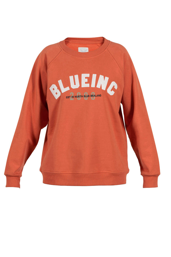 Christa Logo Crewneck Sweat - Red Earth