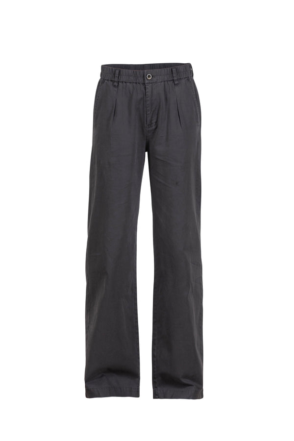 Christine Twill Trousers - Iron Grey