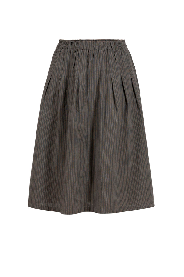 Constance Long Skirt - Iron Grey