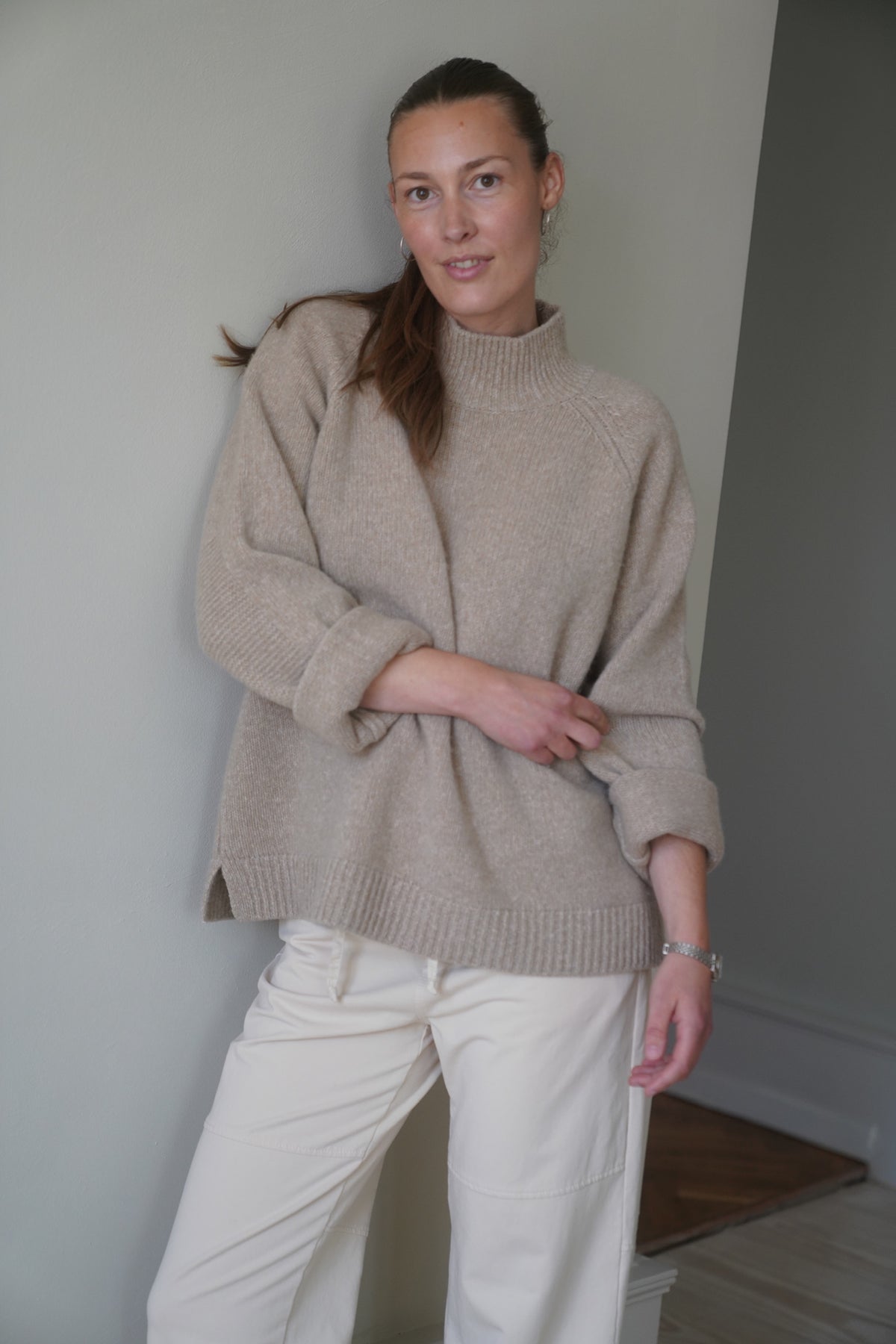 Maude Knit - Beige Melange