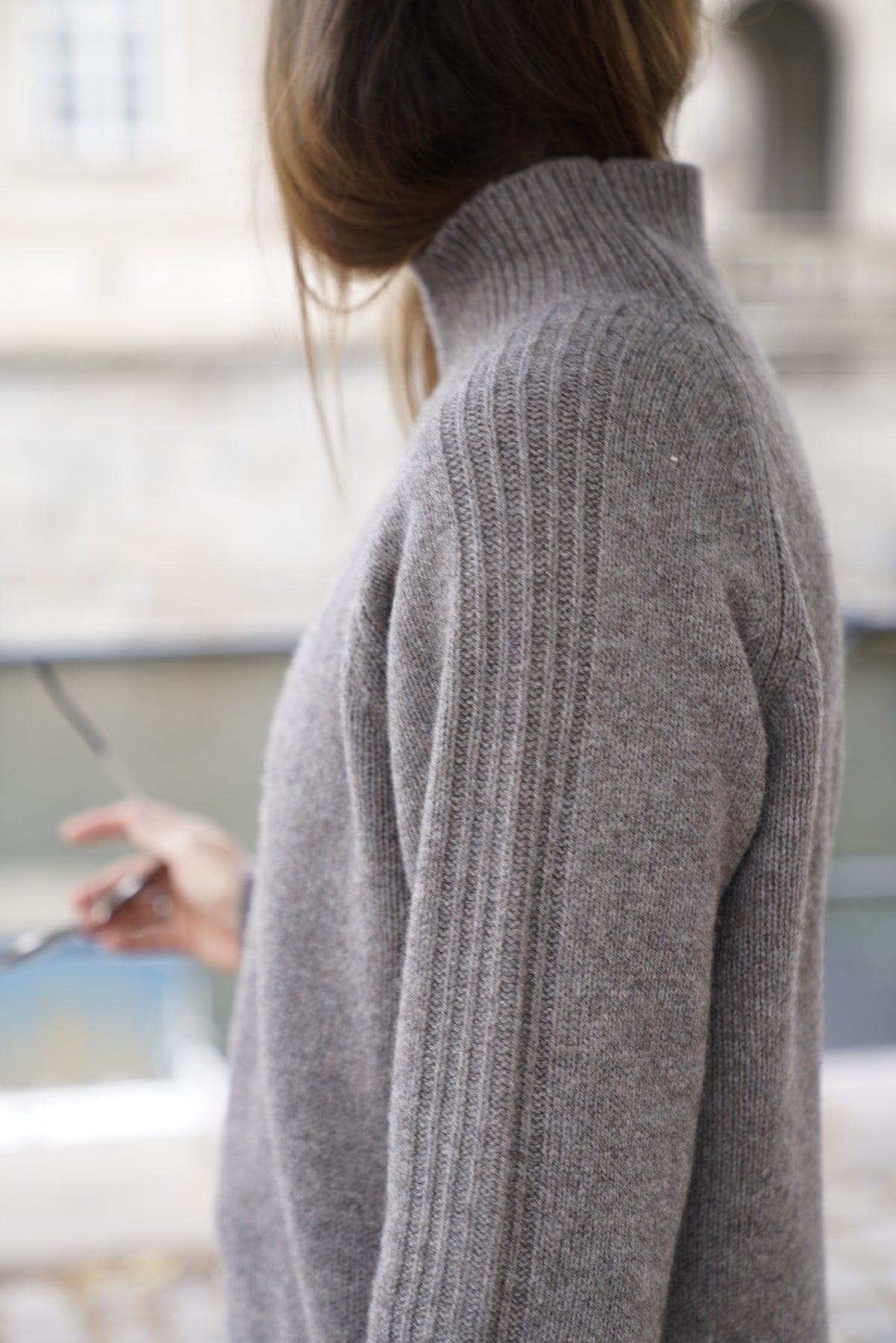 Cimmie Knit - Light Chocolate Melange