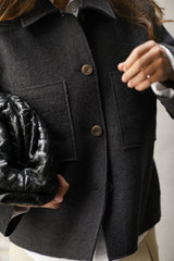 Fie Wool Jacket - Irongrey Melange