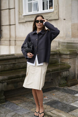 Fie Wool Jacket - Irongrey Melange