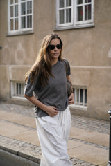 Fryd Light Merino Tee - Chocolate Melange