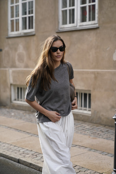 Fryd Light Merino Tee - Chocolate Melange