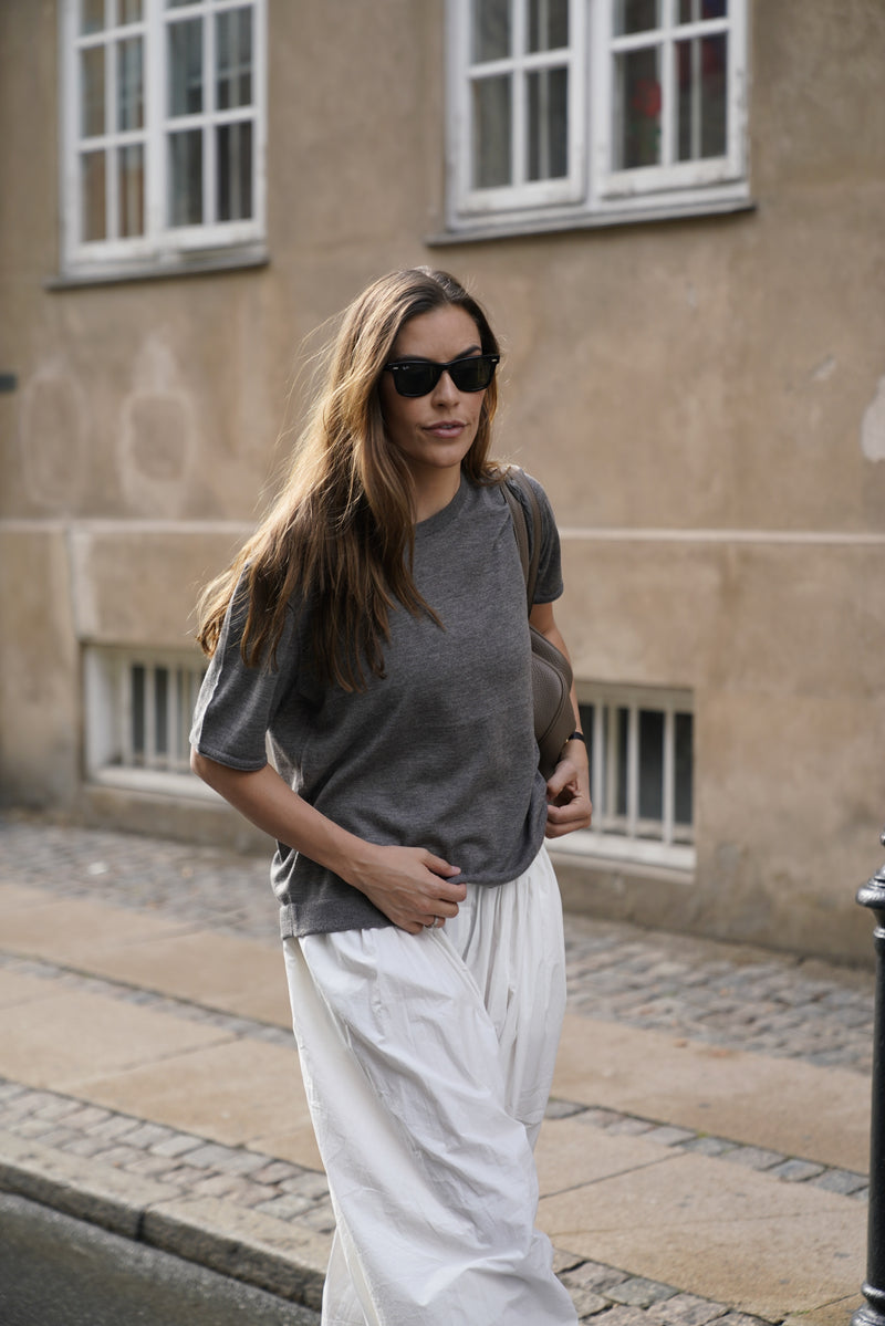 Fryd Light Merino Tee - Chocolate Melange