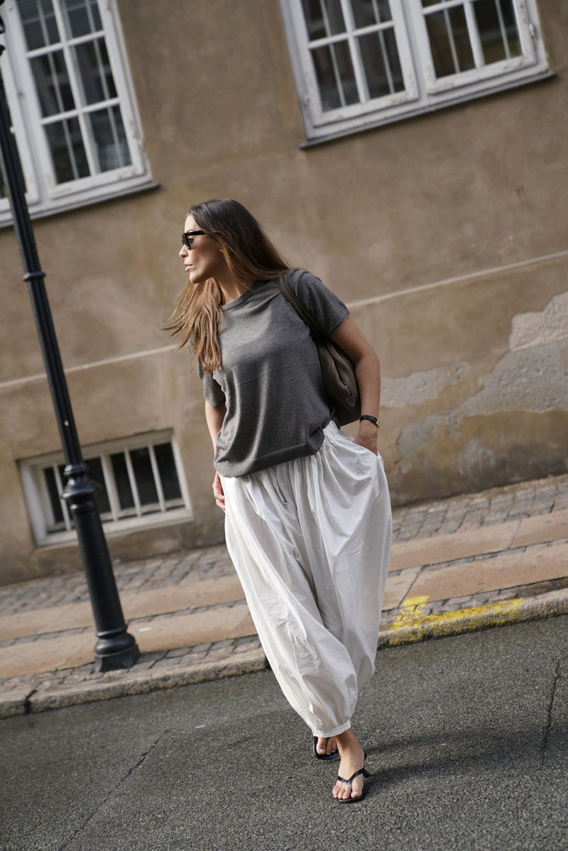 Fryd Light Merino Tee - Chocolate Melange