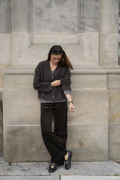 Gillian Corduroy Trousers - Chocolate