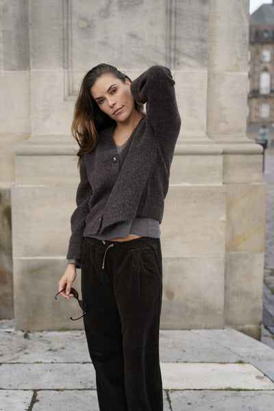 Gillian Corduroy Trousers - Chocolate