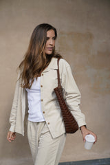 Gas Corduroy Shirt - Almond