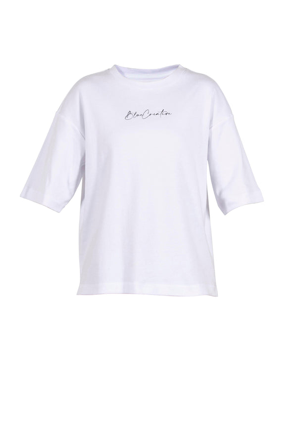 Dagny Big Tee - White