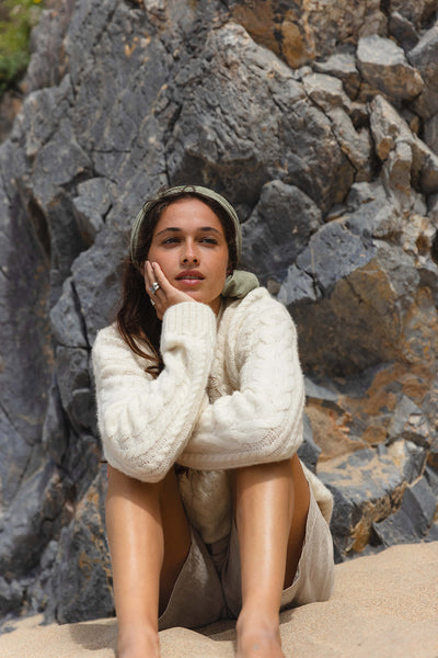 Daimi Cable Knit - Cream