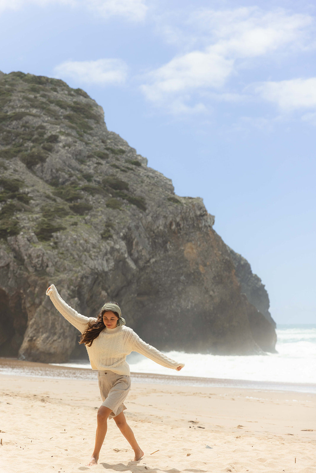 Daimi Cable Knit - Cream