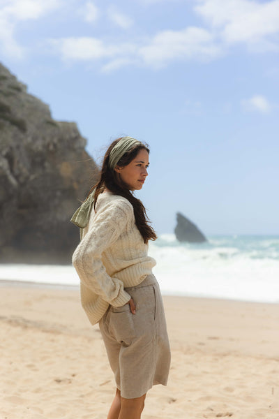 Daimi Cable Knit - Cream