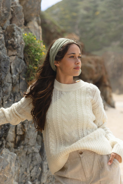Daimi Cable Knit - Cream
