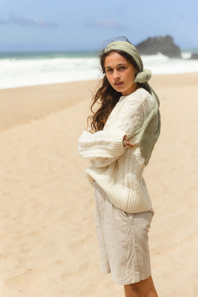 Daimi Cable Knit - Cream