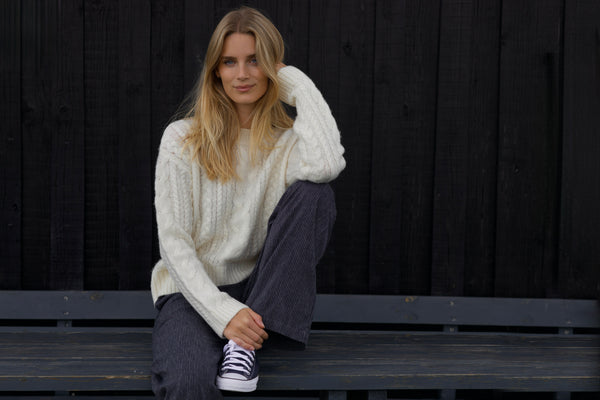 Daimi Cable Knit - Cream