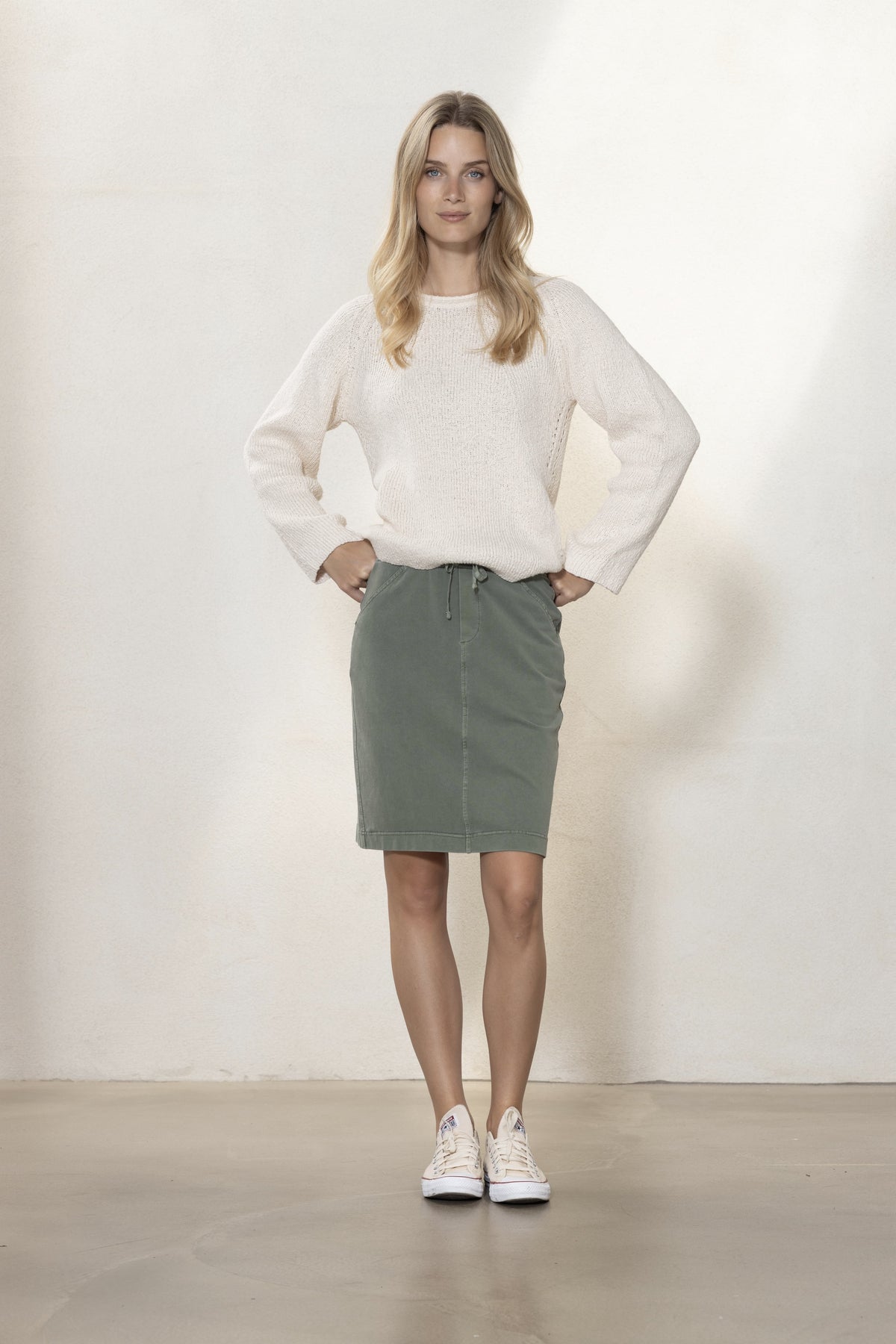 Dakota Flamé Knit - Ecru