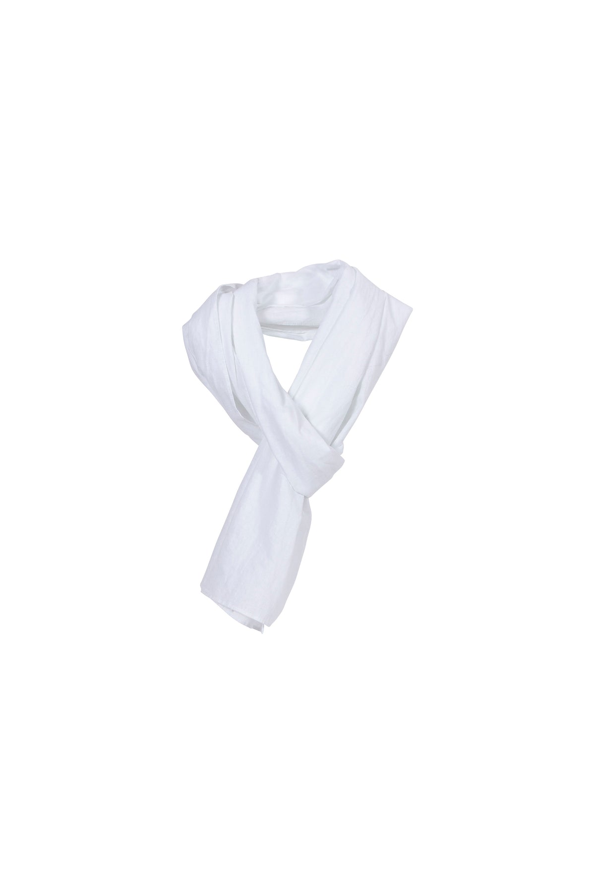 Dariana Checked Scarf - White