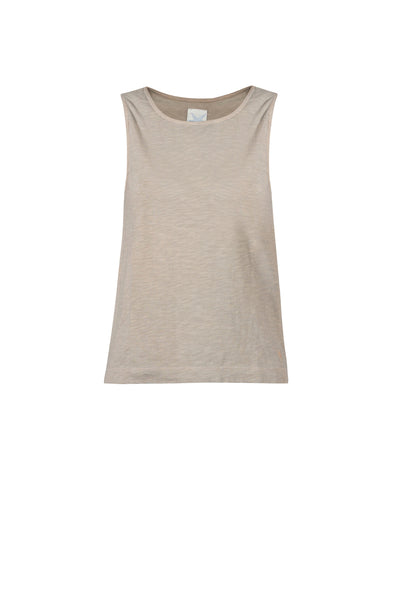 Darryl Flamé Tank Top - Khaki