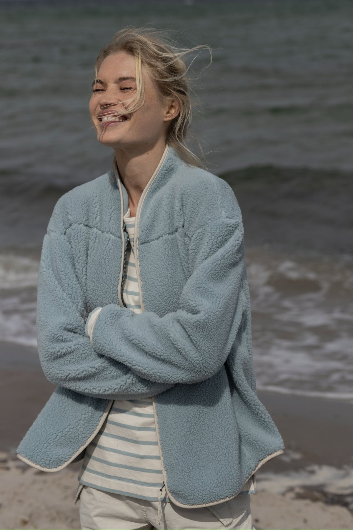 Delta Teddyfleece Jacket - Aqua