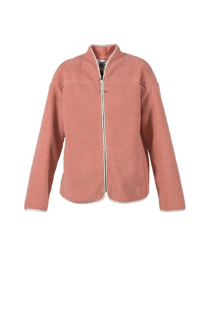 Delta Teddyfleece Jacket - Deep Rose