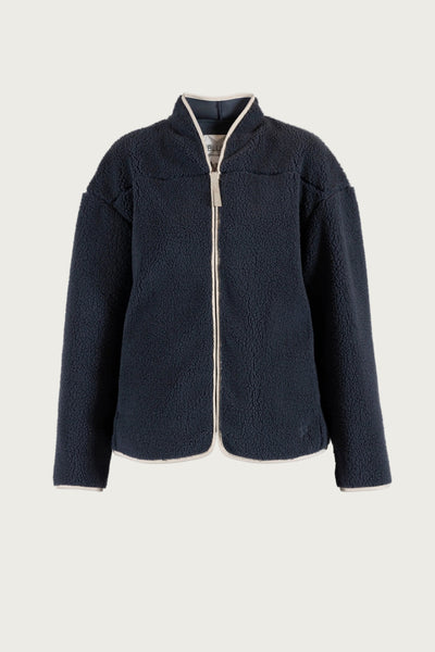 Delta Teddyfleece Jacket - Dusty Navy
