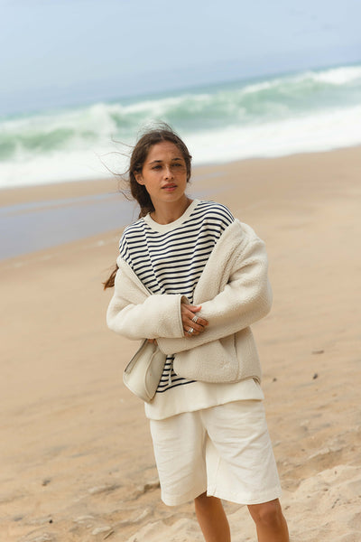 Delta Teddyfleece Jacket - Cream