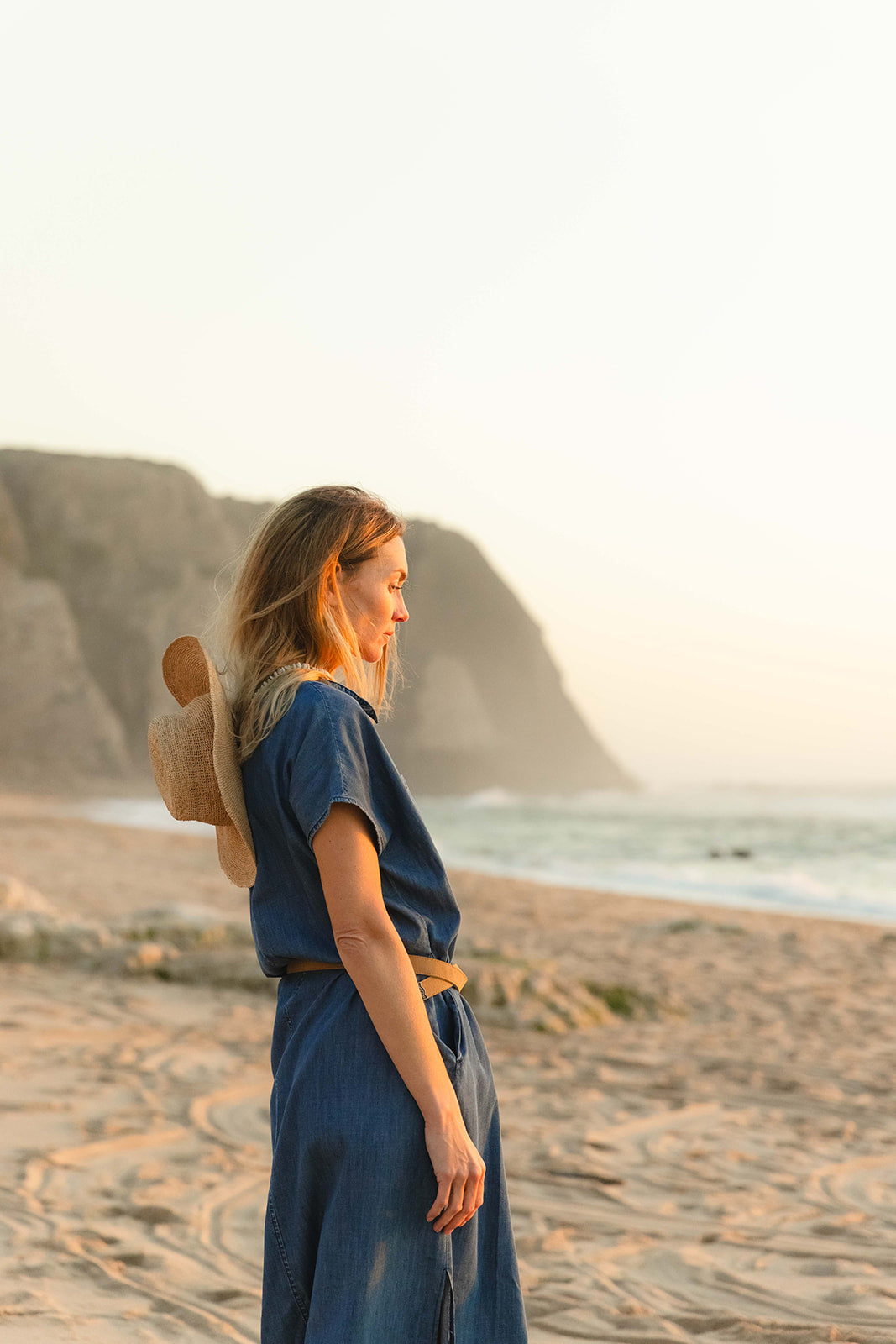 Deva Dress - Denim Blue