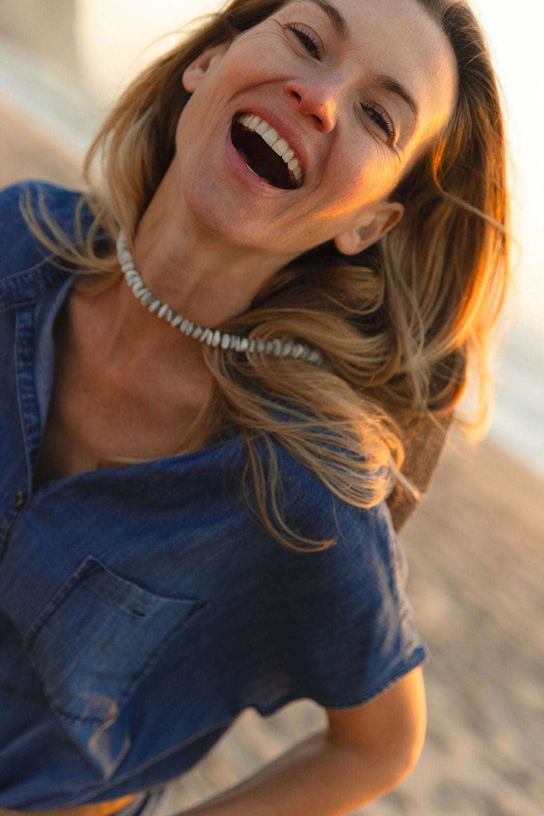 Deva Dress - Denim Blue