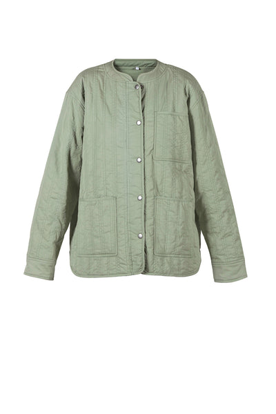 Diana Quilt Jacket - Palm Green