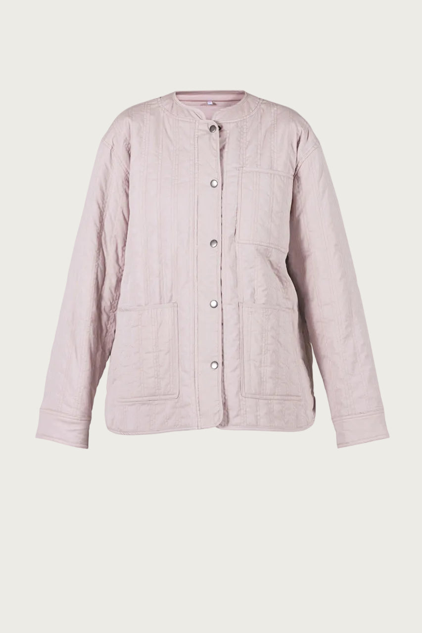 Diana Quilt Jacket - Soft Rose
