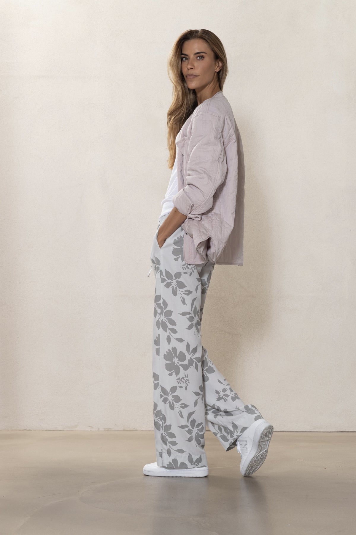 Diana Quilt Jacket - Soft Rose