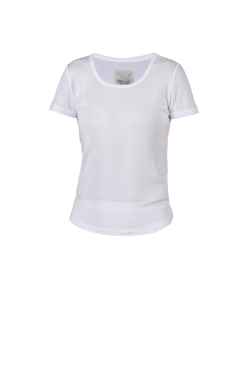 Dodo Rib Tee - White