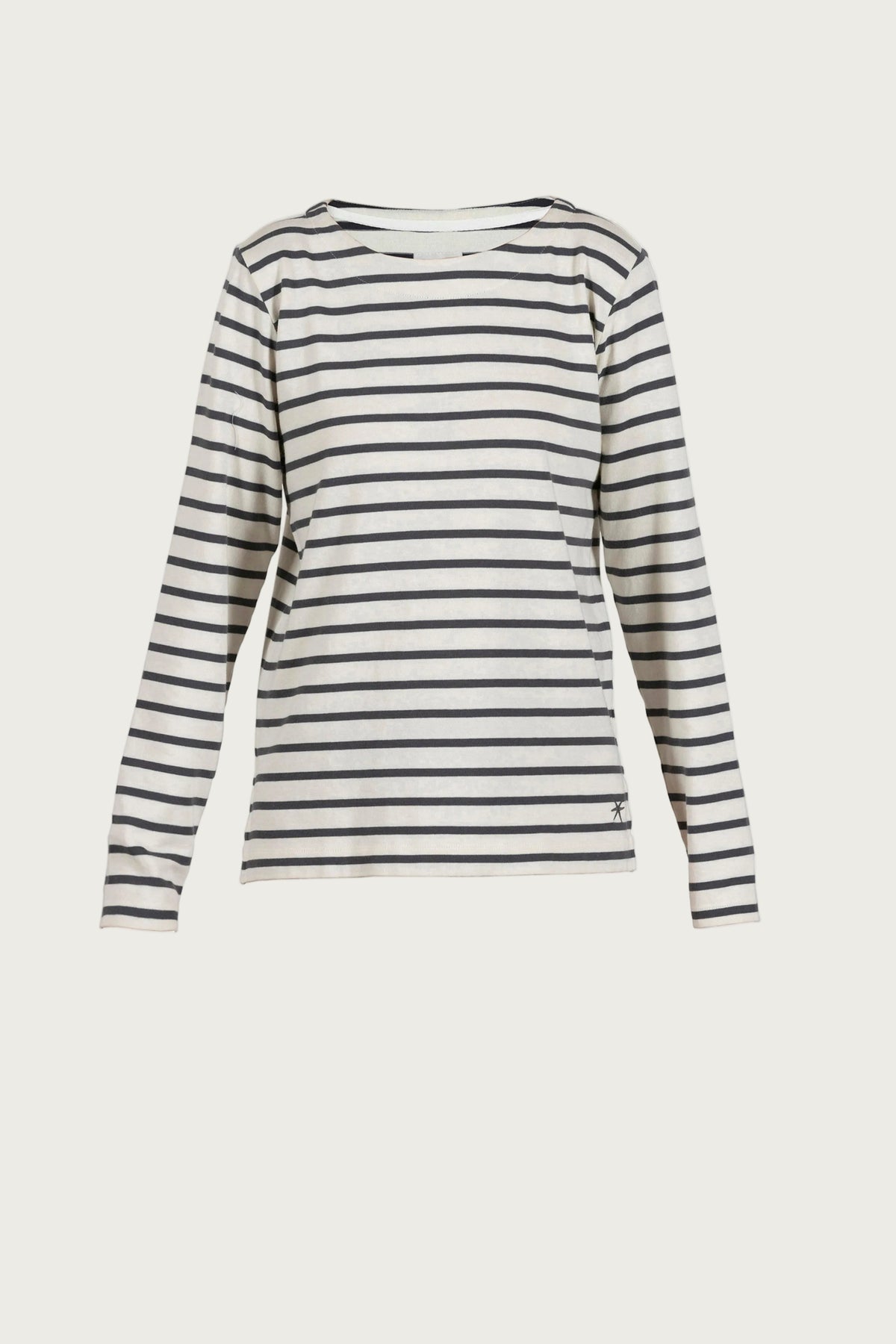 Donna Blouse - Ecru/Iron Grey