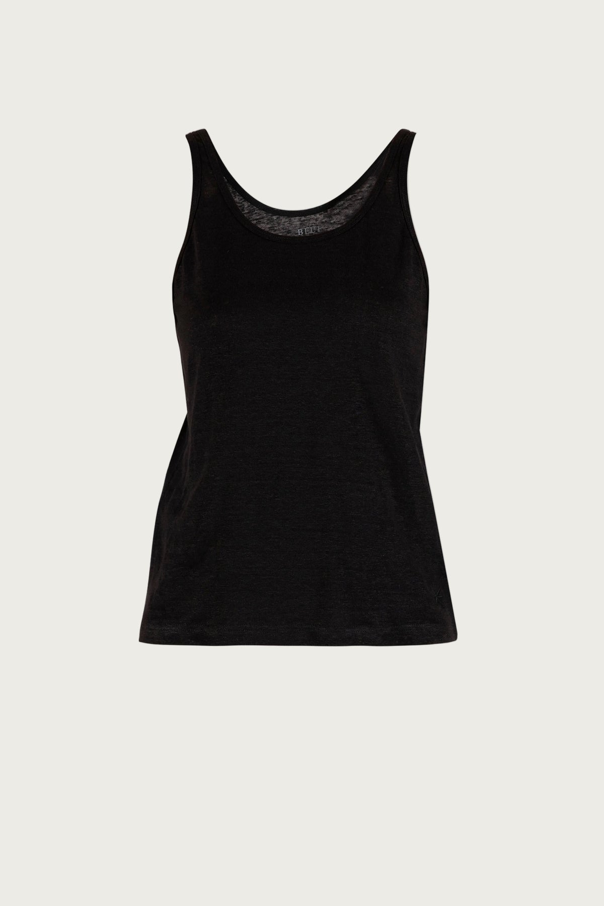 Doris linen Top - Black